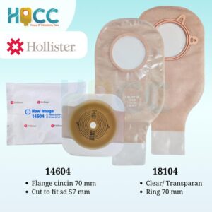 Hollister Kantong Kolostomi 2 Pieces Ring 70 MM