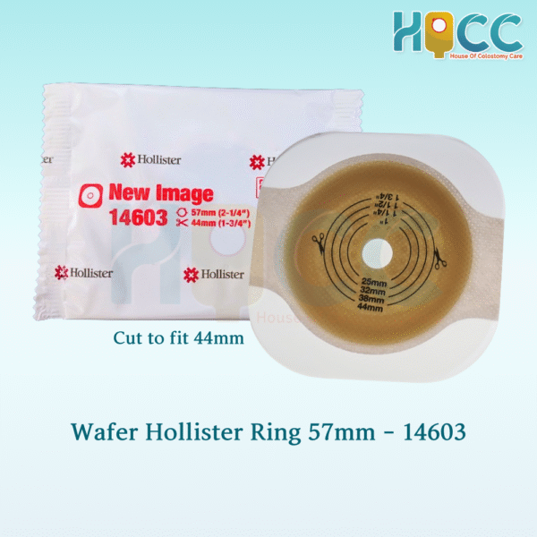 Wafer Colostomy Bag | Colostomy Bag Hollister | Skin barrier Tempelan Hollister New Image - Gambar 4