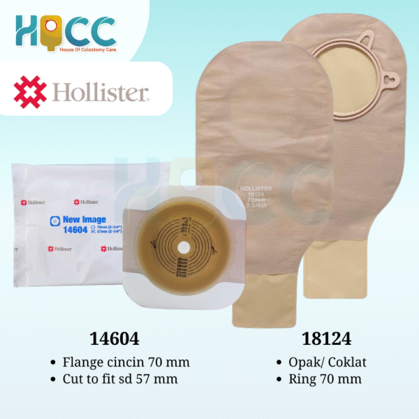 Hollister Kantong Kolostomi 2 Pieces Ring 70 MM - Gambar 3