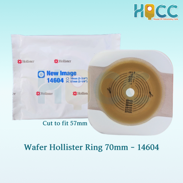 Wafer Colostomy Bag | Colostomy Bag Hollister | Skin barrier Tempelan Hollister New Image - Gambar 3
