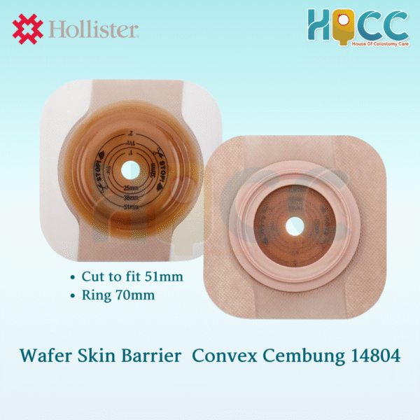 Hollister Skin Barrier Wafer Convex Cembung 14803 - 14804 - Gambar 2