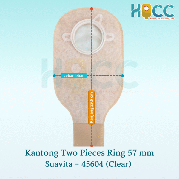 Kantong Suavita Two Pieces Ring 57 mm Clear / Opak - Gambar 6