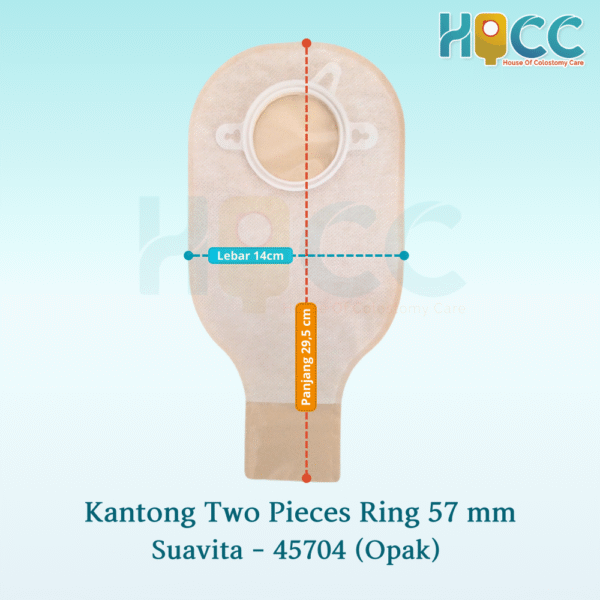 Kantong Suavita Two Pieces Ring 57 mm Clear / Opak - Gambar 3