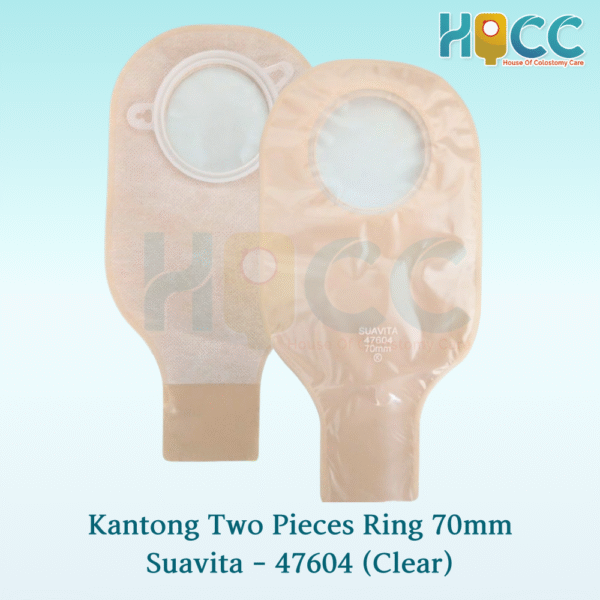 Kantong Suavita Two Pieces Ring 70 MM Clear / Opak - Gambar 6