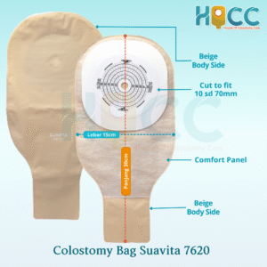 Colostomy bag | Kantong Kolostomi  Suavita 7620 Opak Coklat Hollister