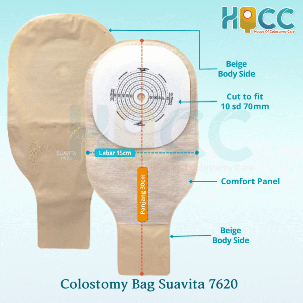 Colostomy Bag | Kantong Kolostomi Suavita Per BOX isi 30 Pcs 7610/7620 - Gambar 5