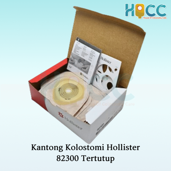 Kantong Kolostomi / colostomy bag Hollister tertutup 82300 - Gambar 3