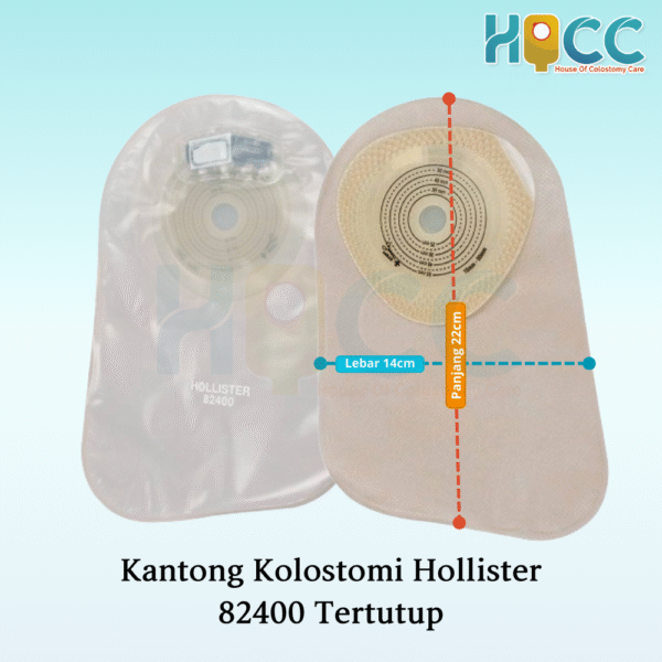 Colostomy Bag |Kantong Kolostomi Hollister 82400 Tertutup - Gambar 4
