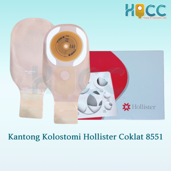 Kantong Kolostomi / colostomy bag Hollister coklat 8551 - Gambar 4