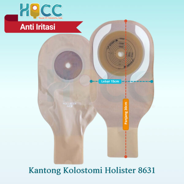 Colostomy Bag | Kantong Kolostomi Hollister Per BOX isi 10 Pcs 8631 - Gambar 3