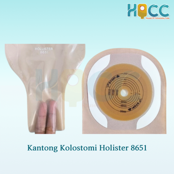 Colostomy Bag | Kantong Kolostomi Hollister Per BOX isi 10 Pcs 8651 - Gambar 2