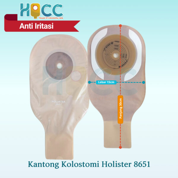 Colostomy Bag | Kantong Kolostomi Hollister Per BOX isi 10 Pcs 8651 - Gambar 3