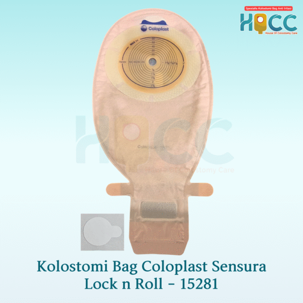 Kolostomi bag Coloplast Sensura Lock n Roll - Gambar 3