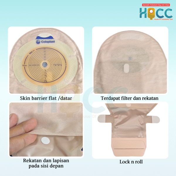 Kolostomi bag Coloplast Sensura Lock n Roll - Gambar 4