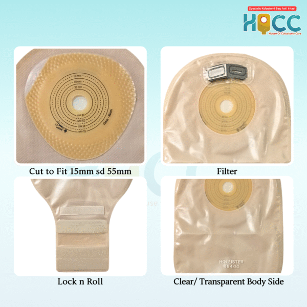 Kantong kolostomi / colostomy bag dewasa Hollister 88400 - Gambar 4