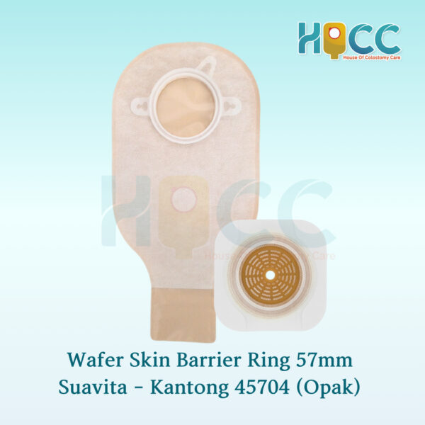 Skin Barrier Tempelan Suavita dan Kantong Suavita Ring 57 Mm - Gambar 4