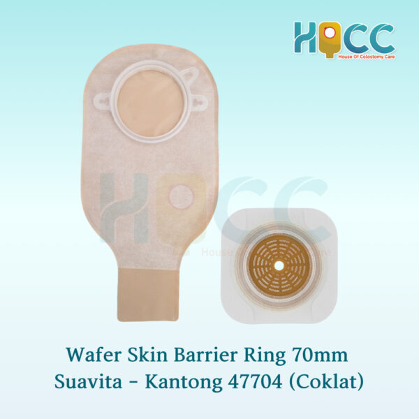 Wafer Skin Barrier Suavita Kantong Pasangan Clear Opak Ring 70 MM Set - Gambar 5
