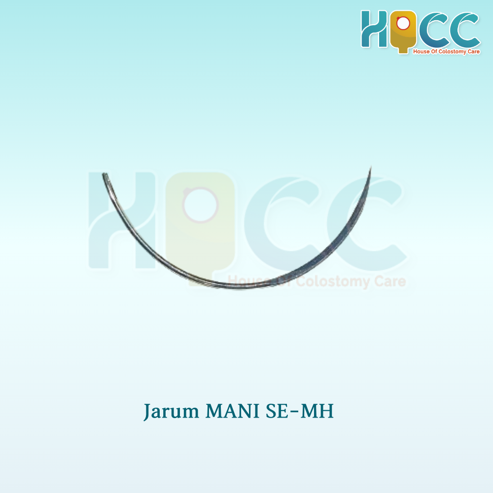 Jarum Hecting Mani Kulit 1/2 Lingkaran Segitiga - Gambar 2