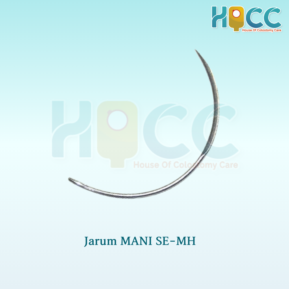 Jarum Hecting Mani Kulit 1/2 Lingkaran Segitiga - Gambar 6