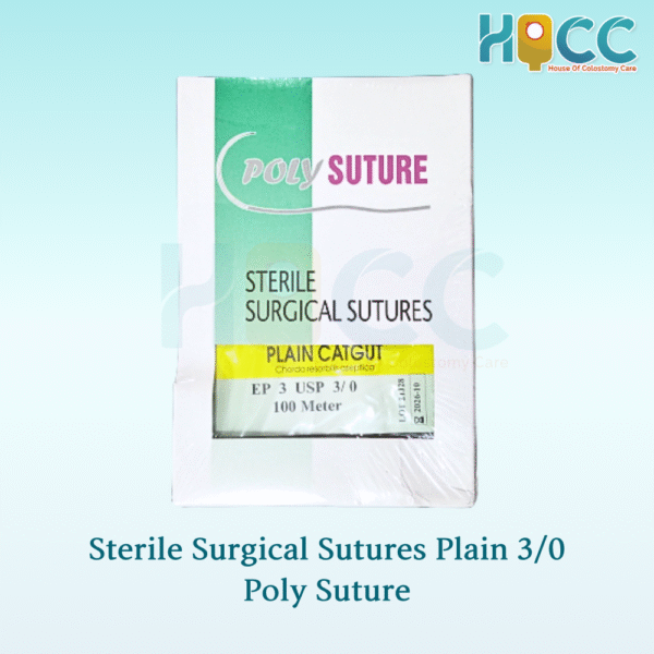 STERILE SURGICAL SUTURE CATGUT PLAIN POLYSUTURE